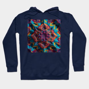 Kaleidoscope of geometric patterns Hoodie